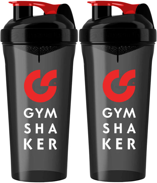 Protein Shaker 2er Bundle Sparpaket Schwarz